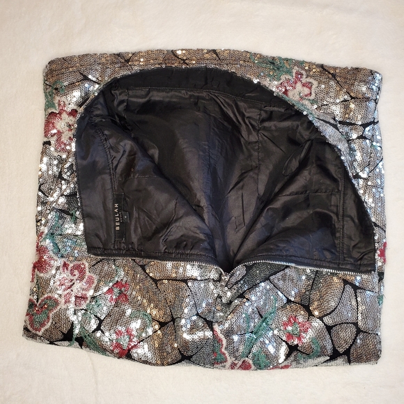 BEULAH STYLE Sequin Pencil Skirt - Picture 6 of 10